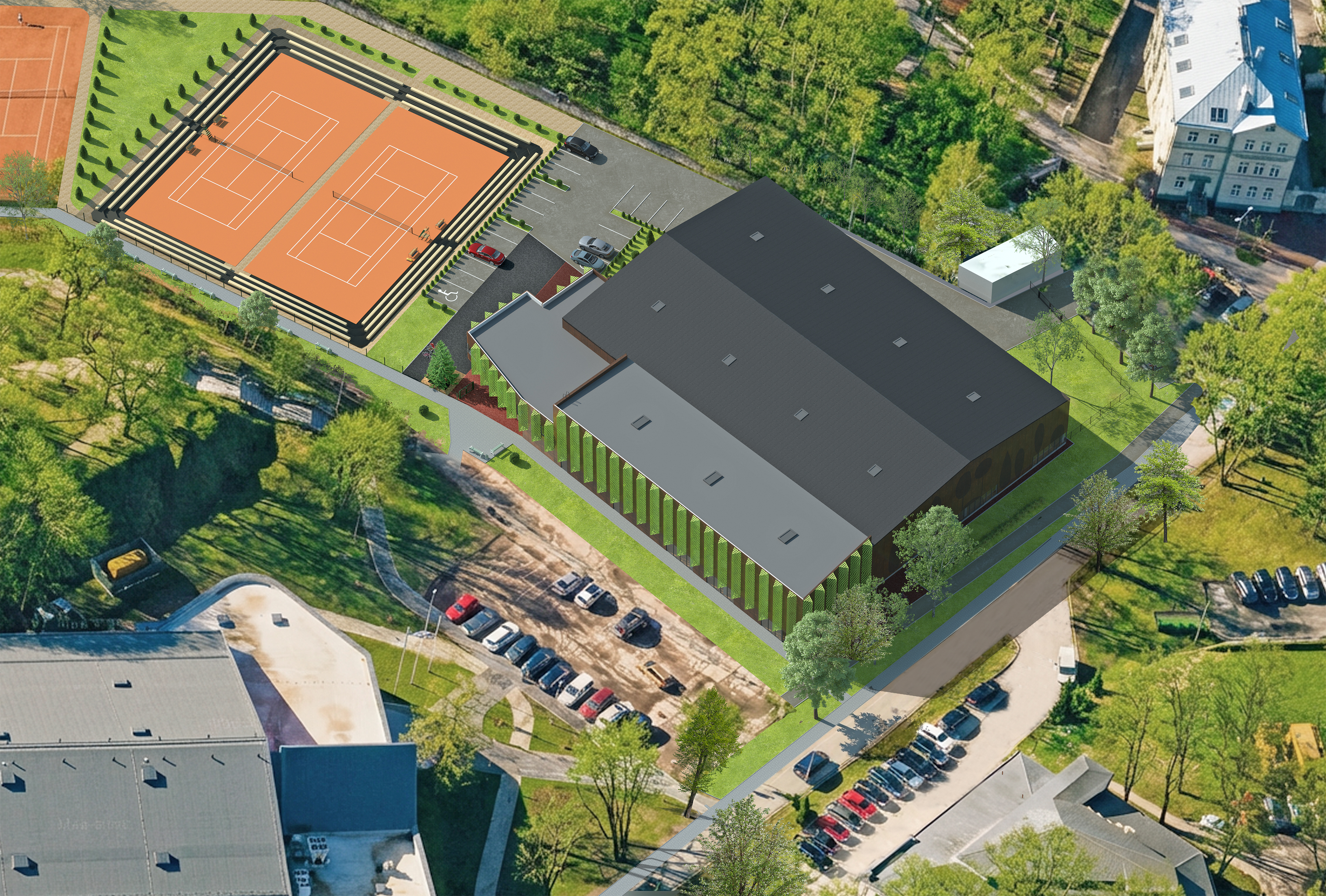 Tennisekompleksi 3D
